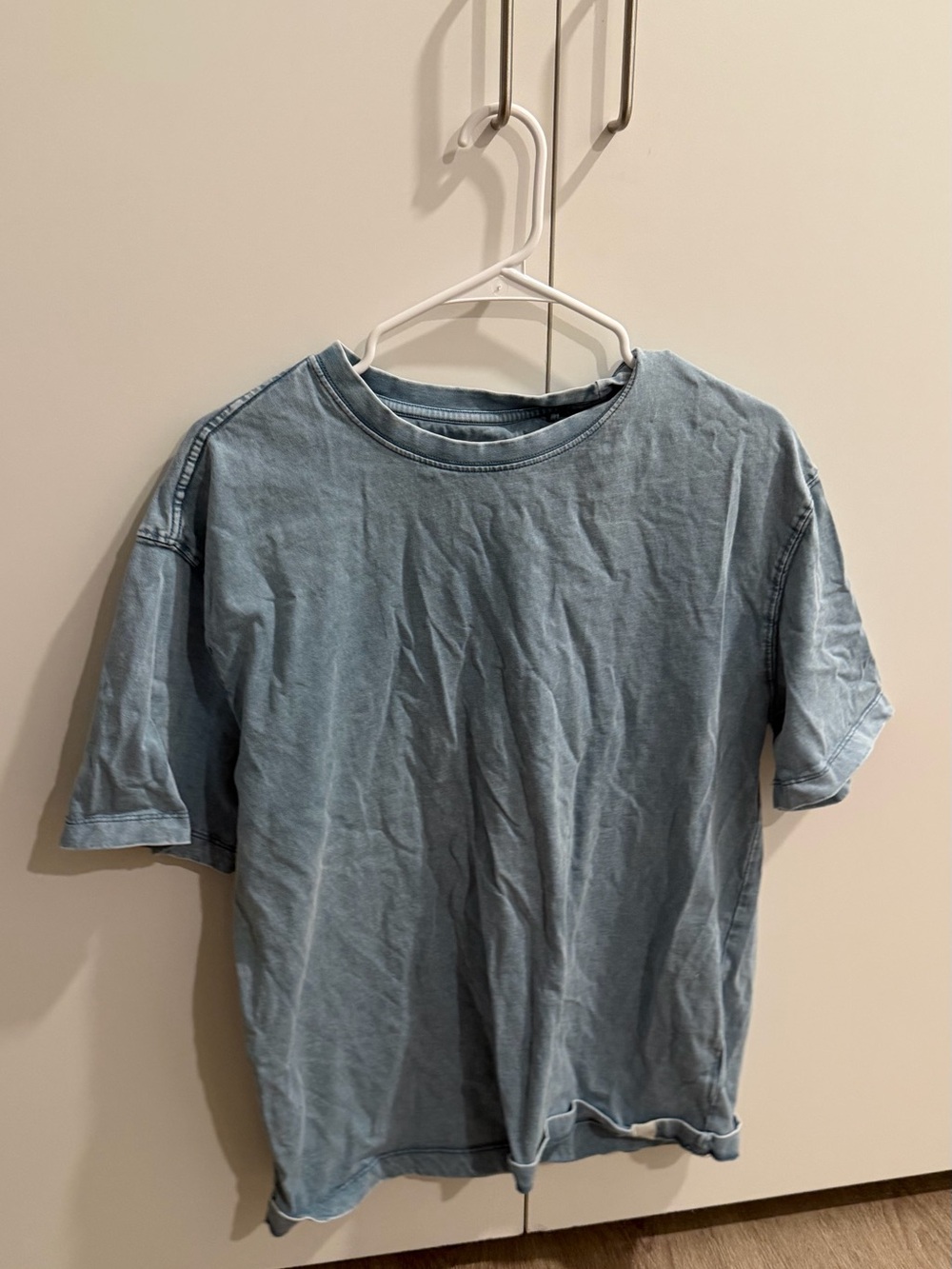 Free Planet Men's Short-Sleeve Crewneck Tee in Light Blue